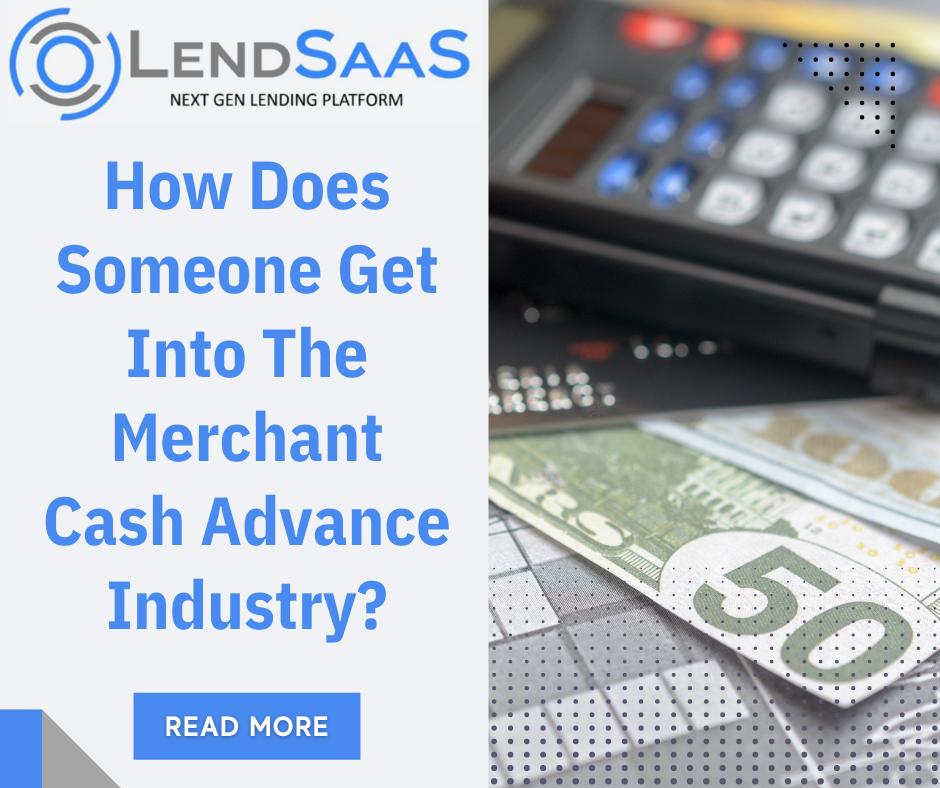 get into the merchant cash advance industry